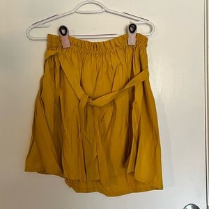 Paper bag skirt